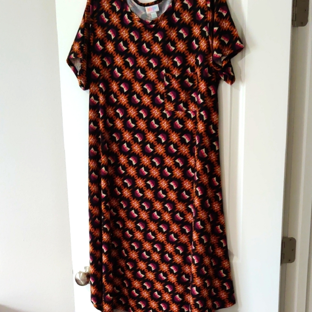 Stylish Multicolor Patterned Dress